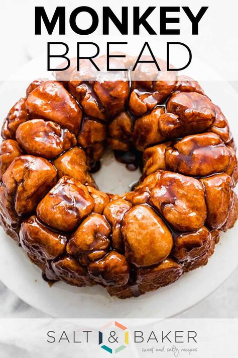 Brioche Monkey Bread, Best Monkey Bread Recipe Pull Apart, Canned Biscuit Monkey Bread Pull Apart, Vegan Monkey Bread Recipe, Monkey Bread Homemade Dough, Monkey Bread With Homemade Dough, Monkey Bread Dough Recipe, Monkey Bread Recipe Homemade, Sticky Monkey Bread