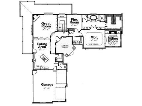 L Shaped Ranch, L Shaped House Plans, L Shaped House, Pool House Plans, Ranch House Plan, Ranch Style House Plans, Garage House Plans, House Plans And More, Ranch Style Homes