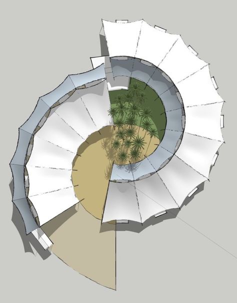 Circular Site Plan, Design Concepts Architecture, Farm Proposal, Site Plan Architecture, Farm Architecture, Arch Concept, Hydroponic Farm, Pavilion Ideas, Sustainable Schools