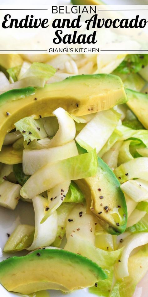 Endive Recipes, Belgian Endive, Endive Salad, Pot Luck, Best Salad Recipes, Lunch Salads, Global Recipes, Summer Salad, Easy Soups