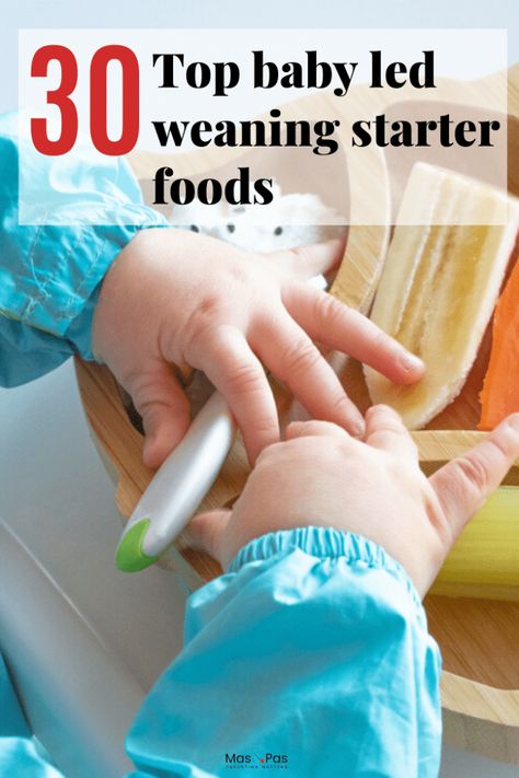 30 top blw first foods - baby led weaning starter foods to enjoy with baby and how to start baby led weaning Blw First Foods, Led Weaning First Foods, First Finger Foods, Baby Led Weaning First Foods, Weaning Foods, First Foods, Baby Recipes, Baby Led Weaning Recipes, Lactation Recipes