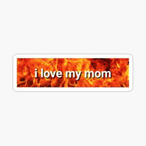 #redbubble #sticker #bumpersticker #funny #meme #car #driver #funnysticker #bumper @redbubble Silly Bumper Stickers, Funny Car Bumper Stickers, Ironic Tees, I Love My Mom, Love My Mom, Car Deco, Funny Bumper Stickers, Car Driver, Cute Car Accessories