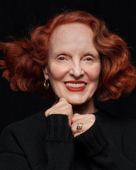 Art + Commerce | Grace Coddington for Merit Beauty, 2024. Photographer and Director: Craig McDean. Styling: Anne Christensen. @Merit… | Instagram Merit Beauty, Richard Burbridge, Grace Coddington, Craig Mcdean, Cool Signatures, French Bob, Healthy Lips, Ladies Who Lunch, Light Film