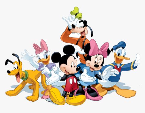 Disney Characters Clipart, Disney Png, Cartoons Hd, Pluto Disney, Character Clipart, Mickey Mouse Donald Duck, Retro Disney, Working Online, Disney Images