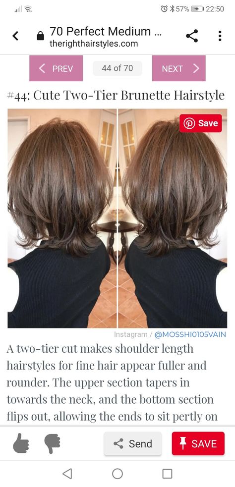 Tapered Bob, Modern Short Hairstyles, Medium Layered Hair, Medium Cut, Medium Hair Cuts, Shoulder Length Hair, Brunette Hair, Layered Hair, Girls Night Out