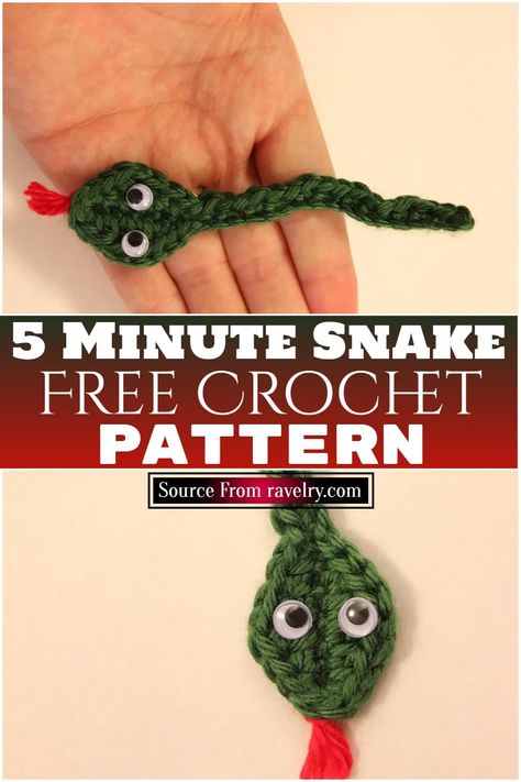 15 Try These Fun Free Crochet Snake Patterns Crochet Snake, Free Chart, Snake Patterns, Halloween Crochet, Diy Crochet Projects, Crochet Applique, Leisure Time, Be The Best, Crochet Crafts