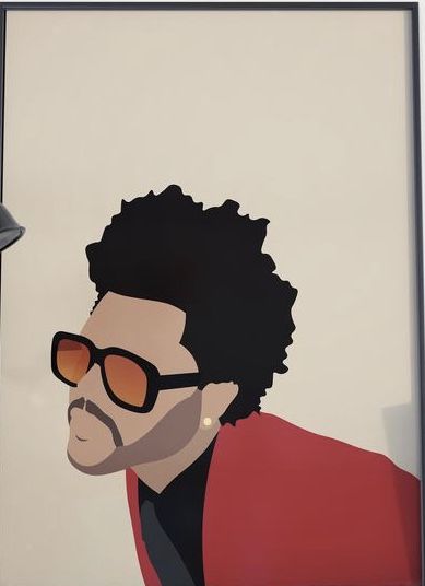 Weekend Painting, Starboy Painting, The Weeknd Drawing Easy, The Weekend Painting Canvas, Weeknd Canvas Paintings, After Hours The Weeknd Painting, The Weeknd Line Art, The Weekend Painting, The Weeknd Painting