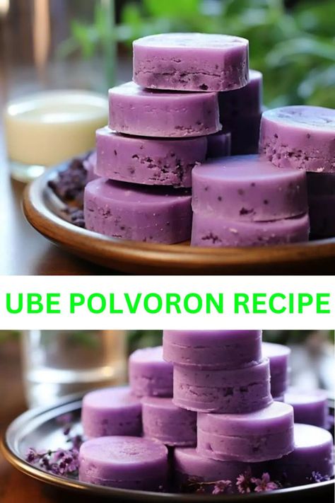 Polvoron Recipe, Ube Polvoron Recipe, Polvorones Recipe, Butter Alternative, Filipino Foods, Purple Yam, Types Of Flour, Filipino Desserts, Coffee Dessert