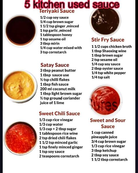 Homemade Asian Sauce, Asian Sauces, Quick Soup Recipes, Asian Dish, Homemade Sauce Recipes, Chinese Cooking Recipes, Asian Sauce, Jamie Oliver Recipes, Condiment Recipes