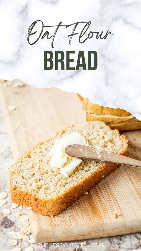 Flour Free Bread, Flourless Bread Recipes, Bread Made With Oat Flour, Oat Bread Recipe Gluten Free, Oat Flour Bread Recipe Gluten Free, Oat Flour Yeast Bread, Oat Bread Recipe No Flour, Oat Flour Bread Recipe, Oat Bread Gluten Free