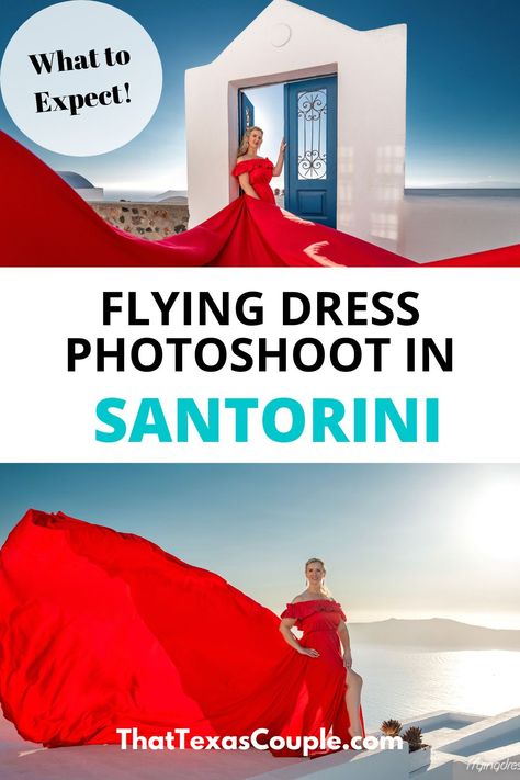 If you are considering a flying dress photoshoot in Santorini, Greece, then check out this post. We have covered exactly what to expect on your flying dress photoshoot! Santorini Greece | flying dresses | flying dress photoshoot | Santorini flying dress | flying dress photoshoot in Santorini | flying dress photos | flying dress photography | flying dress pictures | flying dress photoshoot couples | flying dress poses | flying dress Santorini couple | Santorini Greece flying dress couple Flying Dress Photoshoot Greece, Santorini Dress Photoshoot, Flying Dress Photoshoot Santorini, Flying Dress Photoshoot Ideas, Photoshoot Santorini, Santorini Couple, Greece Photoshoot, Santorini Photoshoot, Santorini Flying Dress