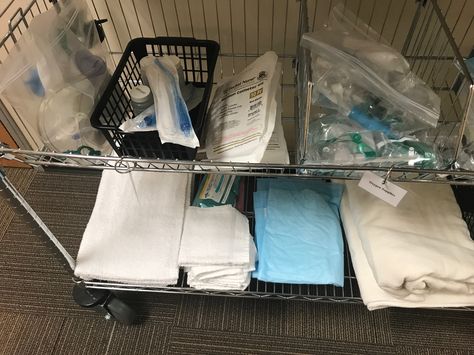 Med-Surg Skills Return demonstration supplies Return Demonstration Nursing, Med Surg, Nursing School, Nursing, Stroller, Baby Strollers, Quick Saves