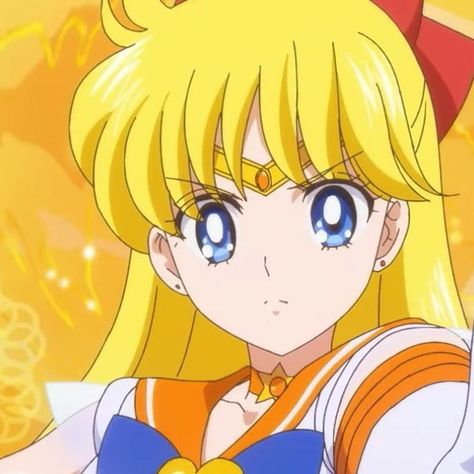 Minako Aino, Sailor Venus, Sailor Moon, Blonde, Moon, Yellow, Hair, Anime