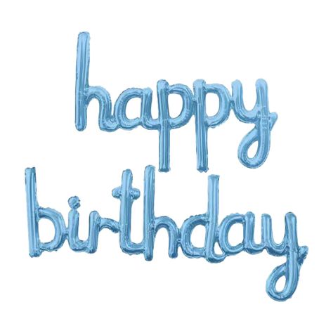 PRICES MAY VARY. Aluminum INCLUDING ---①16 inch light blue Happy Birthday letter balloons(lowercase balloon letters) ②Plastic straw x1pcs ③Ribbon x1pcs. HIGH QUALITY --- This balloon banner is made of premium aluminum foil material that is durable and reusable, super shiny and will stay plump for a long time without leaking air CONVENIENCE --- Easy to inflate(air or helium) and setup. The balloon letters are all attached so you didn't have to blow up each letter individually. OCCASION --- Suitab Blue Aesthetic Birthday Decor, Cute Blue Birthday Shirt, Light Blue Birthday Party Decorations, Light Blue Party Decorations, Happy Birthday Wishes Blue, Happy Birthday Blue Background, Blue Birthday Decorations, Blue Happy Birthday Balloons, Blue Birthday Themes