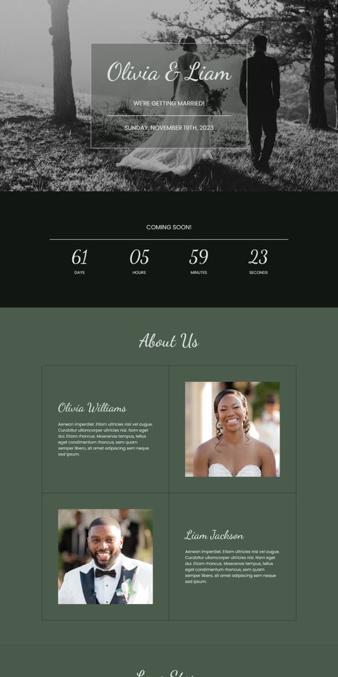 Wedding Invitation Website Ideas, Wedding Website Ideas Inspiration, Wedding Invite Website Design, Web Wedding Invitation, Wedding Invitation Website Design, Online Invitation Card Wedding, Online Invitation, Wedding Invites Digital, Online Wedding Invitations Design