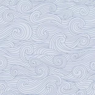 Ocean Waves All Wallpaper | Wayfair Bandit Illustration, Wallpaper Panel, Blue Highlights, Peel Stick Wallpaper, Contact Paper, Accent Wallpaper, Wallpaper Panels, Abstract Wallpaper, Wallpaper Roll