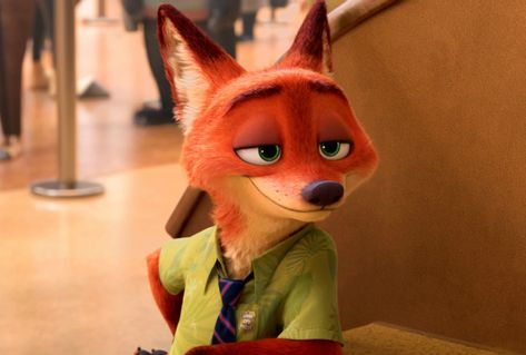 Nick Wilde from 'Zootopia' Disney Characters Zootopia, Zootopia Nick Wilde, Disney Zootropolis, Blank Comic Book, Robin Comics, Disney Pixar Characters, Nick Wilde, Disney Icons, Disney Zootopia