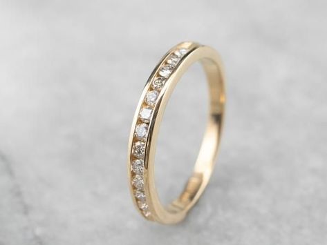 Wedding Bands For Women, Mansfield Park, Bespoke Rings, Wedding Vision, Gold Diamond Wedding Band, Ring Ideas, Wedding Band Sets, Diamond Gold, Womens Wedding Bands