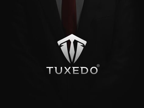 Tuxedo Logo Concept ( T Letter Concept ) by Vivek Kesarwani | Vesigns on Dribbble Mens Logo Design, Male Logo, Suit Logo, Mens Tuxedos, Black Tuxedos, Tuxedos Wedding, Suit Drawing, T Letter, Nature Symbols