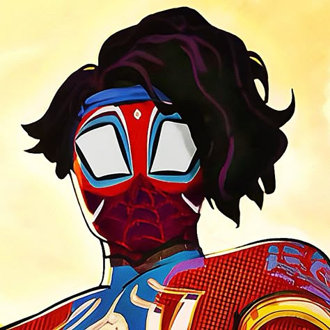 Across The Spiderverse Pavitr Prabhakar, Indian Spiderman Pfp, Pavitir Spiderverse, Art Icons Pfp, Spiderverse Pavitr Prabhakar, Pavitr Prabhakar Spiderman Pfp, Pavitr Prabhakar Spiderverse, Spider Verse Characters, Spiderverse Widgets