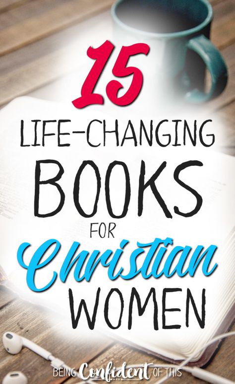 This list of best books for Christian growth includes books that have literally changed my life! Discover how these books for Christian women can jump start your faith, transform your marriage, and help you live your identity in Christ. || Being Confident of This #christianwoman #p31 #books #christianbooks #godlywoman Best Christian Books For Women, Christian Biographies, Books For Christian Women, Christian Organization, Christian Women Books, Growing In Faith, Faith Based Books, Christian Growth, Being Confident