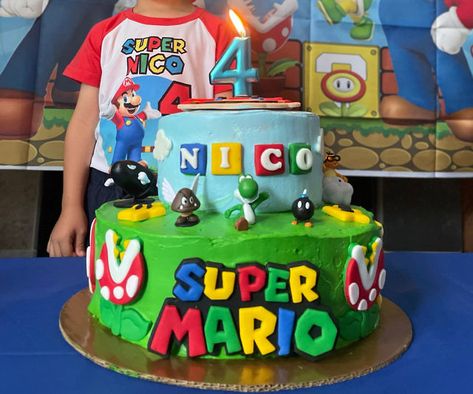 Super Mario Cake Kit Super Mario Cake, Mario Cake, Birthday Dessert, Cake Kit, Birthday Desserts, Super Mario, Level Up, Special Day, Mario