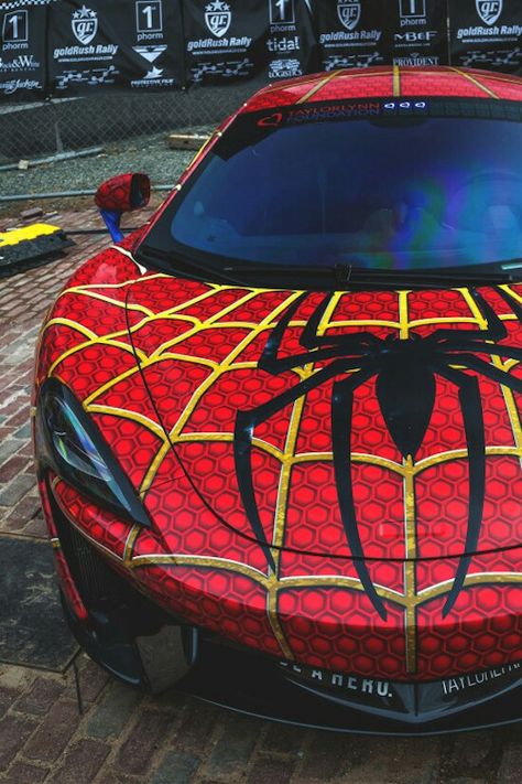 Spider-man Car, Spider Car, Holographic Car, Aventador Lamborghini, Super Fast Cars, Custom Cars Paint, Top Luxury Cars, Lamborghini Cars, Exotic Sports Cars