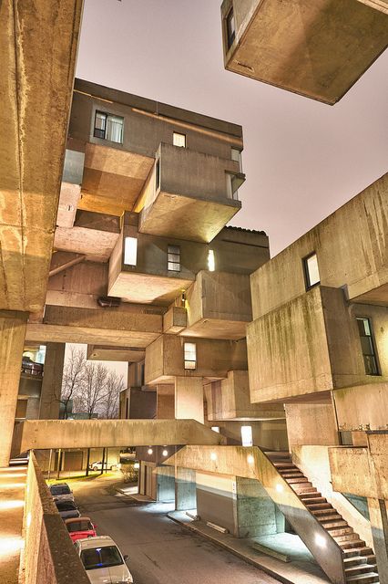 Habitat 67, Moshe Safdie, Renzo Piano, Amazing Buildings, Brutalist Architecture, Top Floor, Alvar Aalto, Urban Spaces, Zaha Hadid