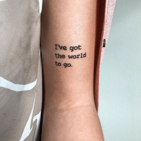 Inspirational Quotes For Tattoos, Inspirational Quote Tattoos, Powerful Tattoo, Personal Tattoos, Quotes For Tattoos, Motivational Tattoos, Inspiring Quote Tattoos, Go Tattoo, Spilled Ink