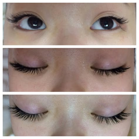 full set of xtremelashes 8-10mm thick 35 curve.  natural lashes were average length and pin straight! these extensions give just enough volume and slight curve to look absolutely natural and not weigh down the clients eye.   #xtremelashes #fauxmink #eyelashes #eyelashextensions #lashextensions #lashes #lashpro #lashionista #lashtenia #makeup #beautysecrets #individuallashextensions #individualeyelashextensions #lashaddict #lashstylist #asianeyelashes #asianeyes Individual Lashes Korean, Monolid Eye Lash Extensions, Eyelash Extensions Monolid Eyes, Lash Extensions Monolid Eyes, Monolid Eyelash Extensions, Monolid Lash Extensions, Asian Lashes, Semi Permanent Eyelashes, Eyelash Extensions Styles