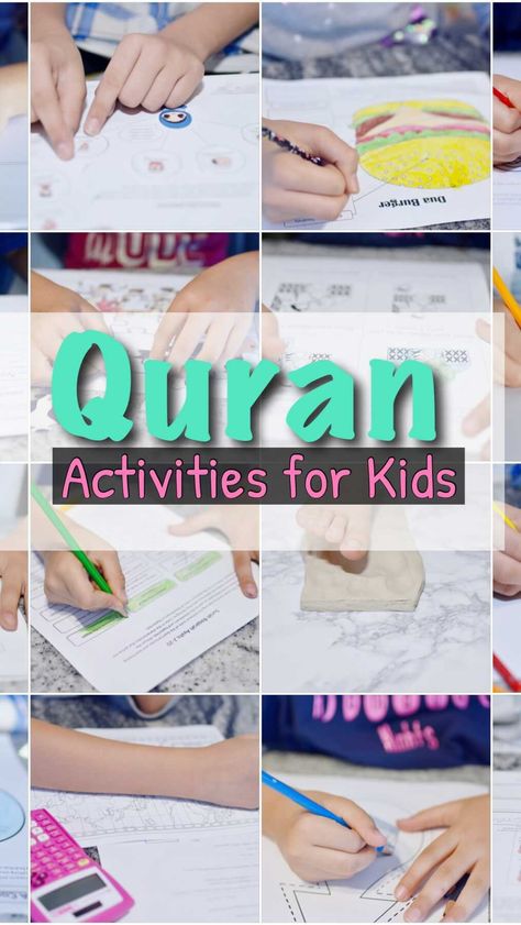 mommymuslimah5 on Instagram: This video became a lot more dramatic than what I was going for 😁but that’s ok. . . . Last Ramadan I created these Quran Activities. They… Quran Activities, Last Ramadan, Islamic Studies, Project Based Learning, Ramadan, Quran, Activities For Kids, How To Memorize Things, How To Become