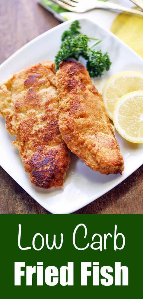 Keto Fried Fish, Keto Fish, Fish Breading, No Carbs, Pan Fried Fish, Fried Cod, Trans Fats, Fried Fish Recipes, No Gluten