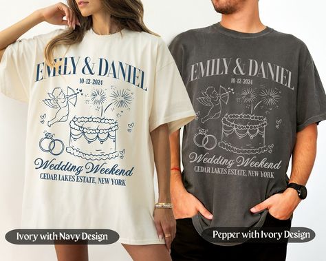 Personalized Cocktail Wedding Shirt with Location, Wedding Guests Merch For Luxury Wedding, Wedding Party Favors, Wedding Party Social Club Club Tshirt, Married Shirt, Christian Couples, Couple Tees, Night Couple, The Jacksons, Wedding Shirts, Club Shirts, Wedding Cocktails