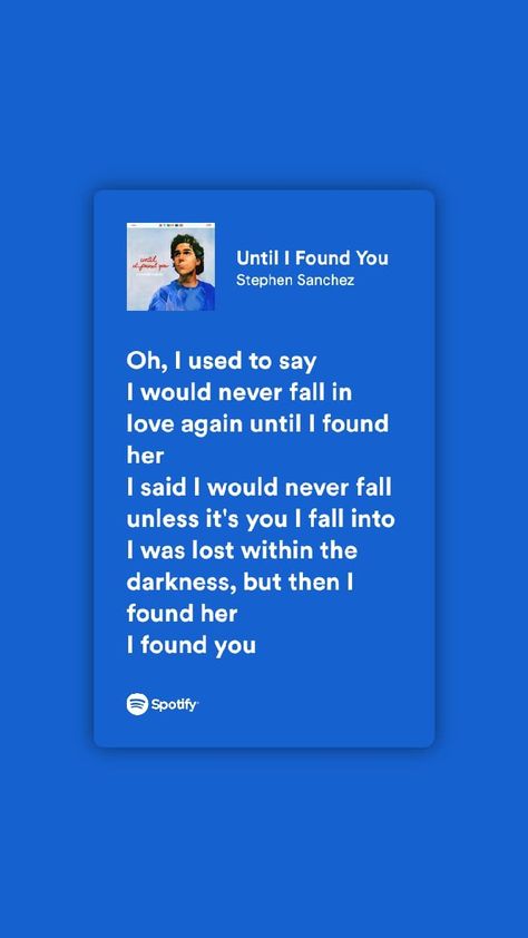 Until I Found You Lyrics Wallpaper, I Found You Lyrics, I Would Never Fall In Love Again Lyrics, Cute Song Quotes, Music Wallpapers, Lyrics Spotify, Great Song Lyrics, Gonna Love You, My Love Song