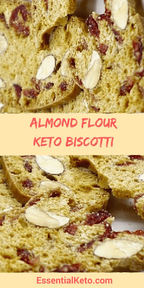 Almond Flour Keto Biscotti Keto Biscotti, Tie Front Vest, Cholesterol Recipes, Keto Cookie Recipes, Low Carb Low Fat Recipes, Baking With Almond Flour, Low Carb Low Sugar, Keto Friendly Desserts, Biscotti Recipe