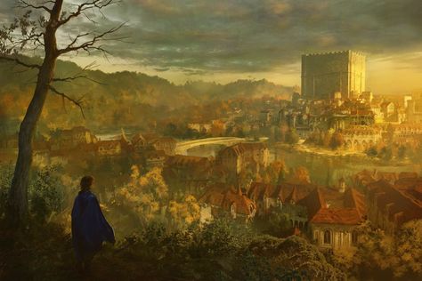 Wind Names, Marc Simonetti, The Name Of The Wind, The Kingkiller Chronicles, Patrick Rothfuss, Interior Illustration, Fantasy Places, Fantasy Concept Art, Fantasy Inspiration