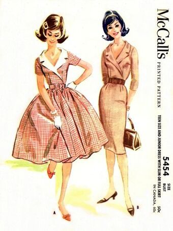 Junior Dress, Teen Dress, Vintage Dress Patterns, Full Skirt Dress, Skirt Patterns Sewing, Fashion Sewing Pattern, 1960s Fashion, Girls Party Dress, Slim Dresses