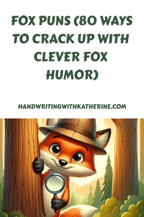 Welcome to the ultimate collection of fox puns that are guaranteed to tickle your funny bone! If you’ve ever found yourself wondering what a fox says, wonder Wolf Puns, Fox Quotes Inspirational, Fox Puns, Fox Quotes, Bird Puns, Fruit Puns, What Does The Fox Say, Fox Memes, Animal Puns