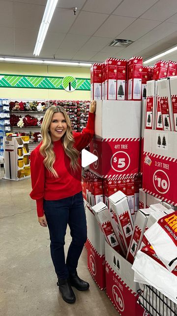 Liz Fenwick DIY on Instagram: "Christmas Trees at Dollar Tree! 🎄🤩 You can get a 4 ft tree for $5, and a 6 ft tree for $20! Would you pick these up? 

#christmastrees #dollartree #dollartreecommunity #dollartreefinds #dollartreehaul #dollartreeobsessed #christmastime #christmas #christmasdecor" Liz Fenwick Diy, Liz Fenwick, Dollar Tree Haul, Dollar Tree Finds, Instagram Christmas, Dollar Tree, Christmas Trees, A 4, Christmas Time