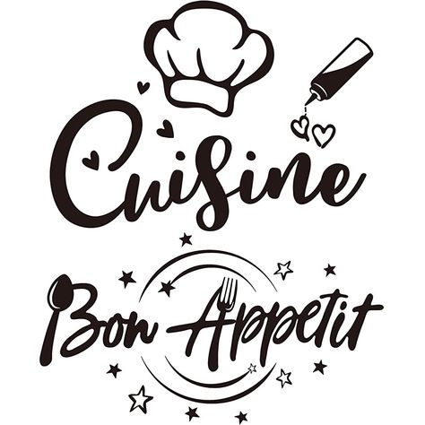 2SetsStickers #2Sets #StickersMuraux #Stickers #MurauxAutocollant #Muraux #AutocollantTexte #Autocollant #TexteFrançaise #Texte #FrançaiseCuisine #Française #Cuisineet #Cuisine #etBon #et #BonAppetit #Bon #AppetitCitation #Appetit #CitationRestaurant #Citation #RestaurantSalle #Restaurant #Salleà #Salle #àManger #à #MangerDécoration #Manger #DécorationHome #Décoration #HomeDécalque #Home #DécalqueWall #Décalque Apartment Kitchen Organization, Arabic Calligraphy Artwork, Kitchen Logo, Kitchen Stickers, Calligraphy Artwork, Sticker Mural, Sticker Art, Bon Appetit, Wall Sticker