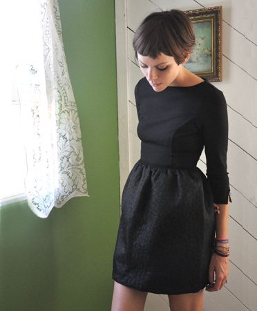 Black Dress Winter, Ballerina Style, Hair Styles 2014, Winter Dress Outfits, Looks Party, Short Haircuts, Inspiration Mode, Mode Inspiration, Look Chic