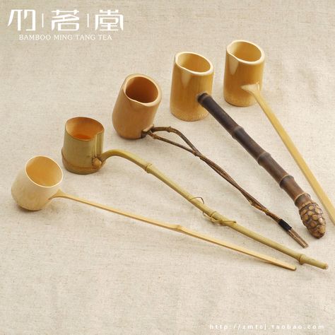 Paint zhugen bailer eco friendly wine dipper bailer bamboo wine spoon japanese style tea set bamboo tea spoon-in Tea Strainers from Home & Garden on Aliexpress.com | Alibaba Group Bamboo Art Diy, Bamboo Bowl, Bamboo Diy, Bamboo Building, Bamboo Cups, Bamboo Utensils, Bamboo Structure, Bamboo Decor, Bamboo Architecture