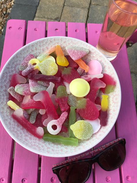 Candy Salad Aesthetic, Candy Salad, Swedish Candy, Hangover Food, Jelly Sweets, Candy Balls, Candy Bar Wedding, Sweets Candy, Candy Jelly