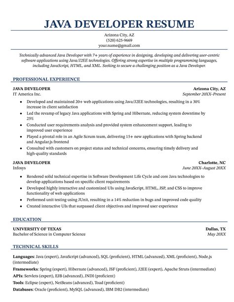 resume template software engineer Software Developer Resume, Java Developer, Resume Profile, Resume Guide, Free Resume Template Download, Resume Format For Freshers, Job Resignation Letter, Project Management Software, Staff Motivation