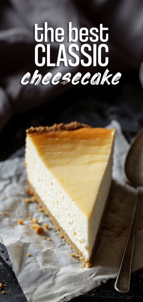 Classic Cheesecake [1.25 Hours] – Chasety Homemade Easy Desserts, Simple Dessert Recipes, Cheesecake Ideas, Savory Cheesecake, Food Content Creator, Cheesecake Recipes Classic, Homemade Cheesecake, Simple Dessert, Classic Cheesecake