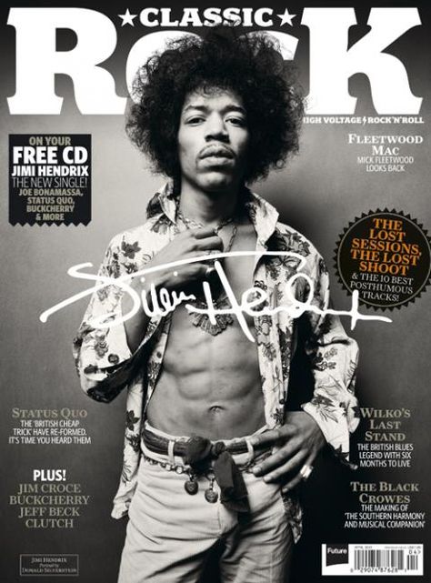 Magazine Examples, Jimi Hendrix Poster, Rock Magazine, Mick Fleetwood, Jimi Hendrix Experience, Joe Bonamassa, Rolling Stones Magazine, Music Cover, Music Images