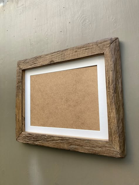 The Rustic Picture Frame Company - Rustic Picture Frames made from reclaimed wood. Rustic Wooden Picture Frames, Rustic Wood Picture Frame, Old Picture Frames Wood, Rustic Wooden Frames, Handmade Picture Frames Wood, Timber Picture Frame, Natural Wood Picture Frames, Rustic Picture Frames Diy, Wood Picture Frame Ideas