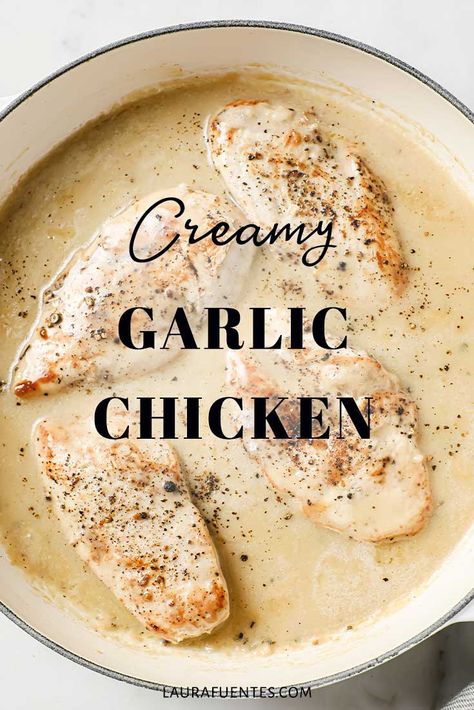 Recipe Using Alfredo Sauce, Chicken Breast Sauce, Alfredo Sauce Recipe Without Heavy Cream, Steamed Chicken Breast, Chicken Sauces, Creamy Sauce For Chicken, Garlic Sauce For Chicken, Cream Sauce For Chicken, Crockpot Chicken Thighs