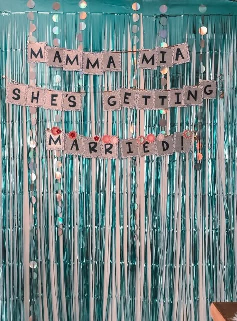 Mamma Mia Bachelorette Party, Mamma Mia Wedding, Bachelorette Inspo, Bachelorette Party Weekend, Awesome Bachelorette Party, Diy Bachelorette Party, Bachelorette Party Planning, Bridal Bachelorette Party, Bachelorette Themes