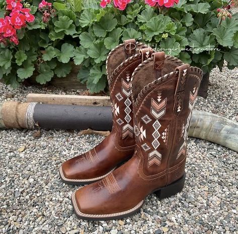 Ariat Boots For Women, Cute Western Boots For Women, Boots For Women Cowgirl, Boot Barn Boots, Cute Western Boots, Ariat Boots Women's Square Toe, Woman’s Boots, Women’s Western Boots, Women’s Cowgirl Boots